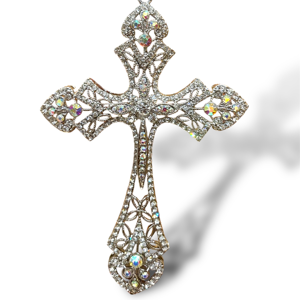 Silver Cross Chain