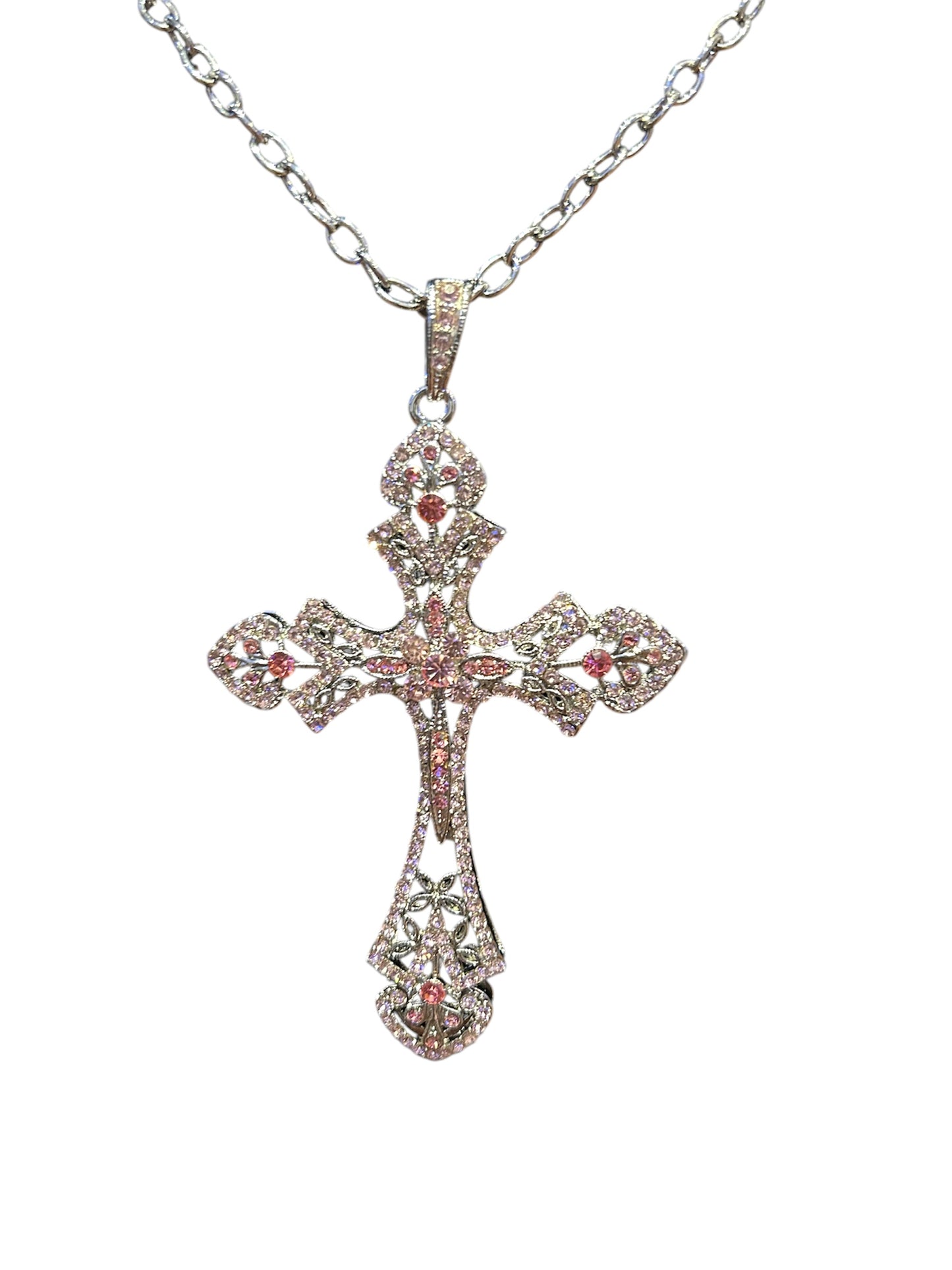 Bubble Pink Cross Chain