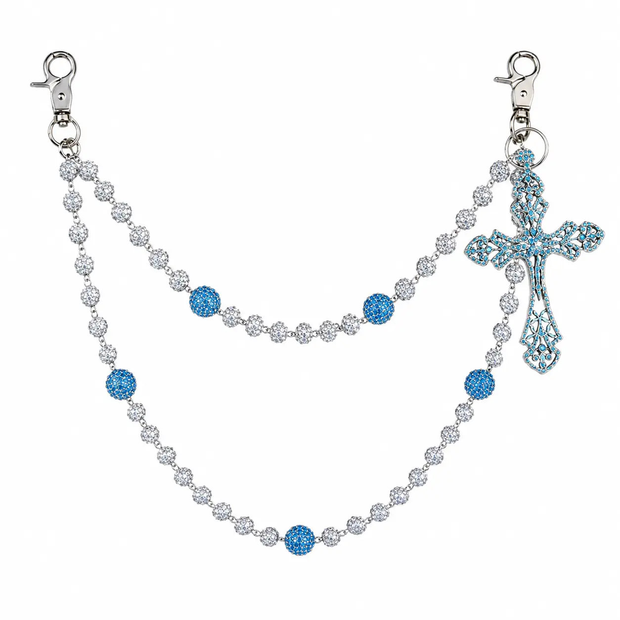 Glacier Blue Wallet Chain Falco