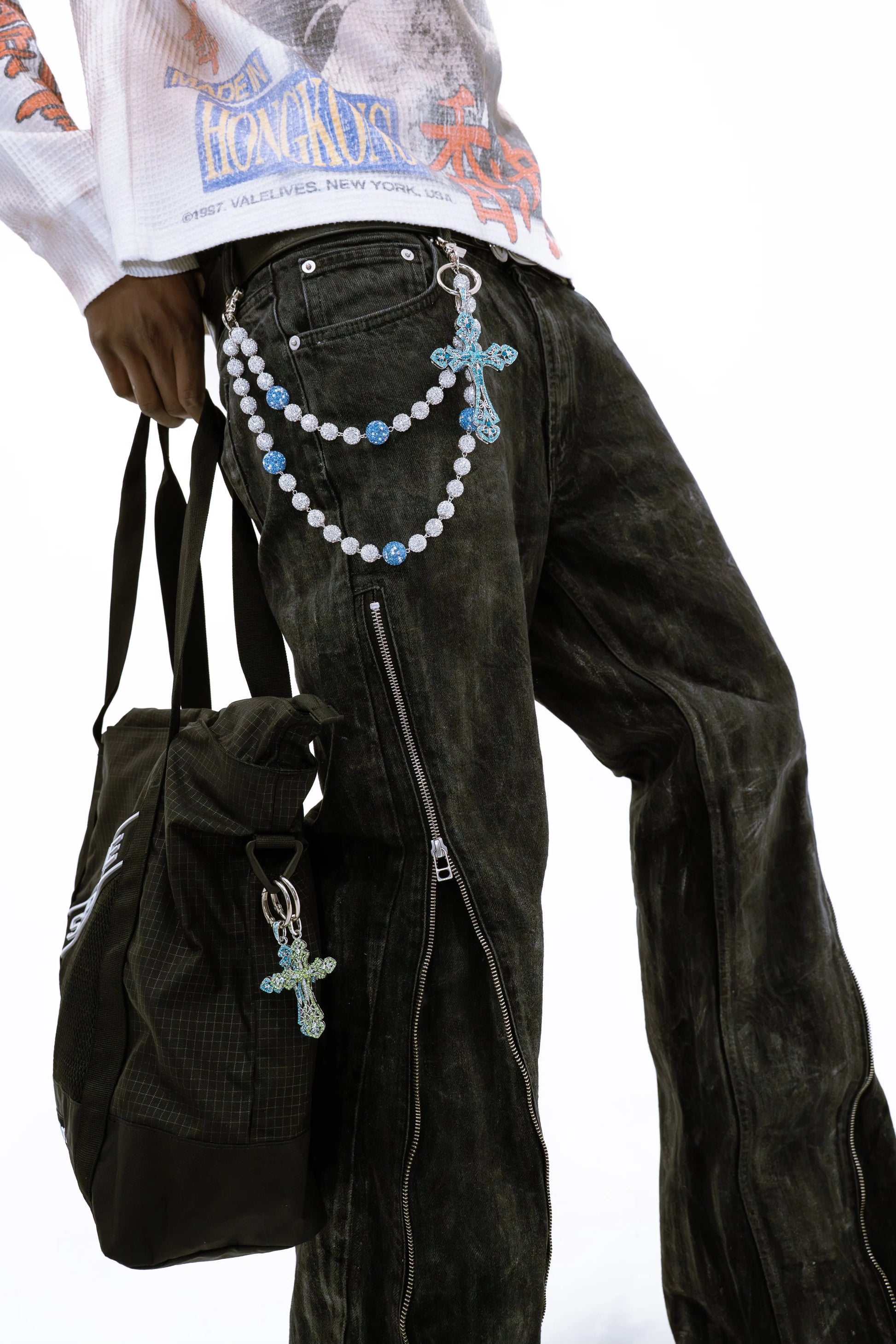 Glacier Blue Wallet Chain Falco
