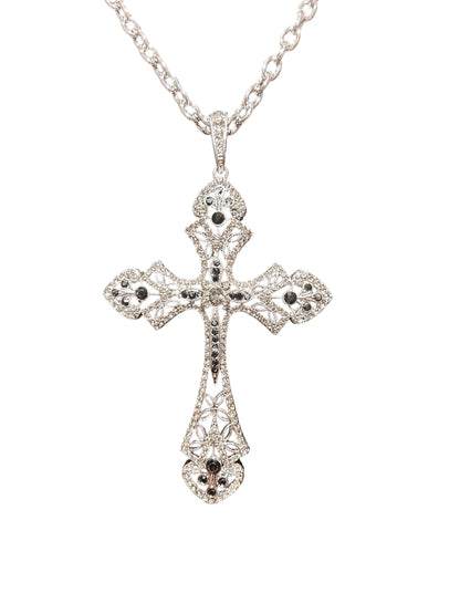 Onyx Black Cross Chain