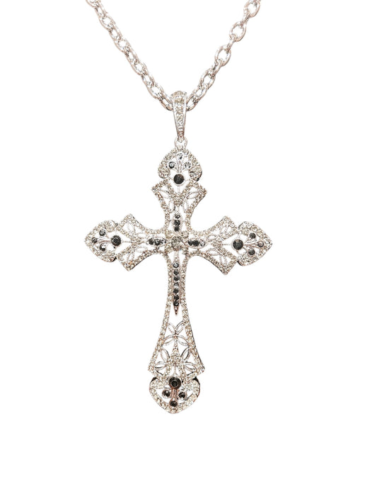 Onyx Black Cross Chain